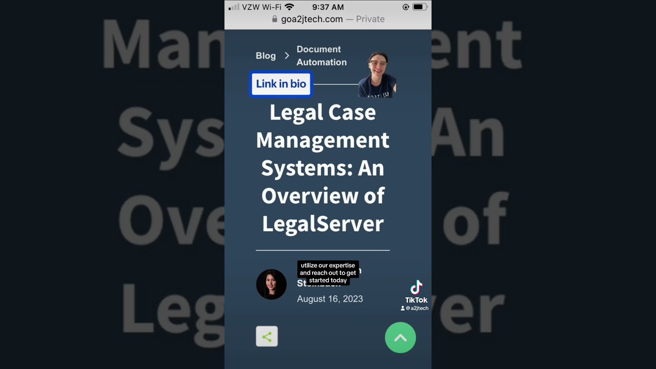 Legal Case Management Systems: An Overview of Legal Server