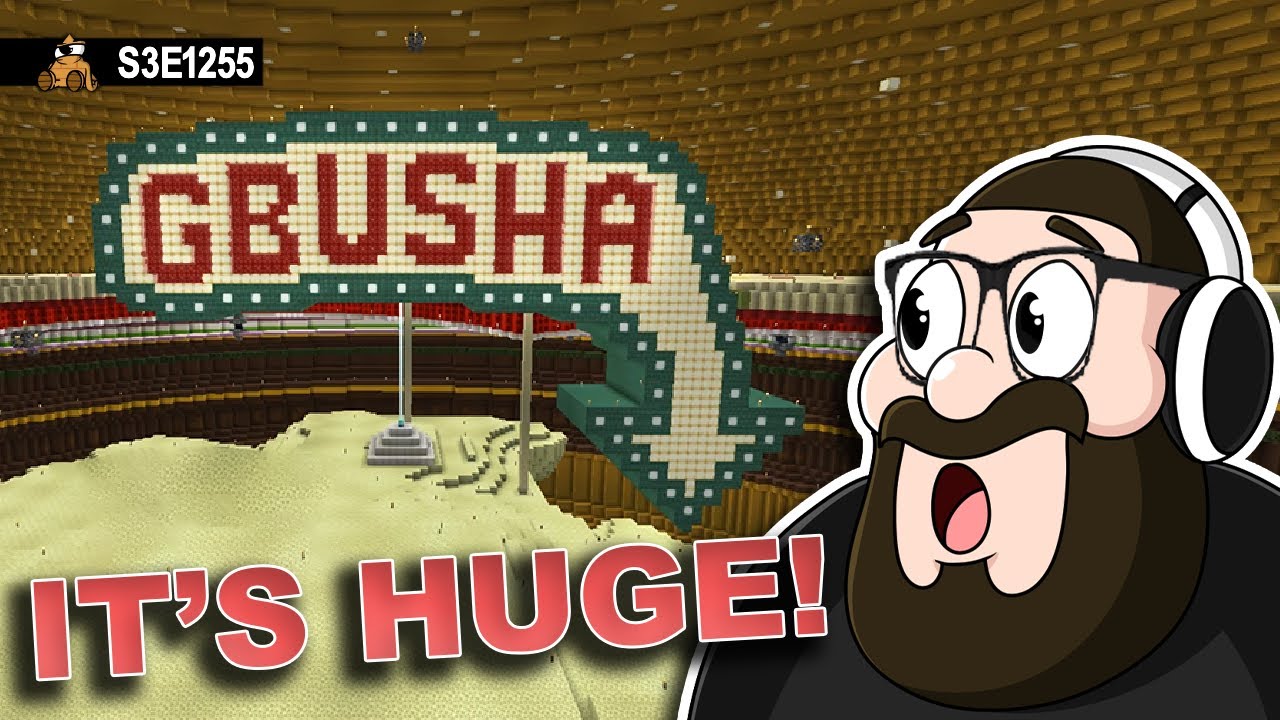 I Built A GIANT Sign Inside a GIANT Cheeseburger In HARDCORE! - BDB S3E1255