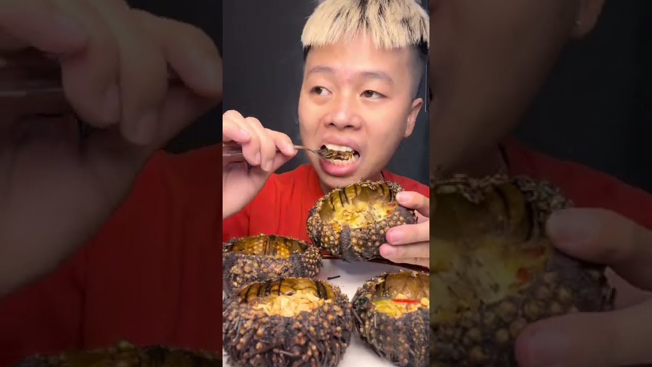 Nhum Biển Nướng Trứng | Spicy Kim #Shorts