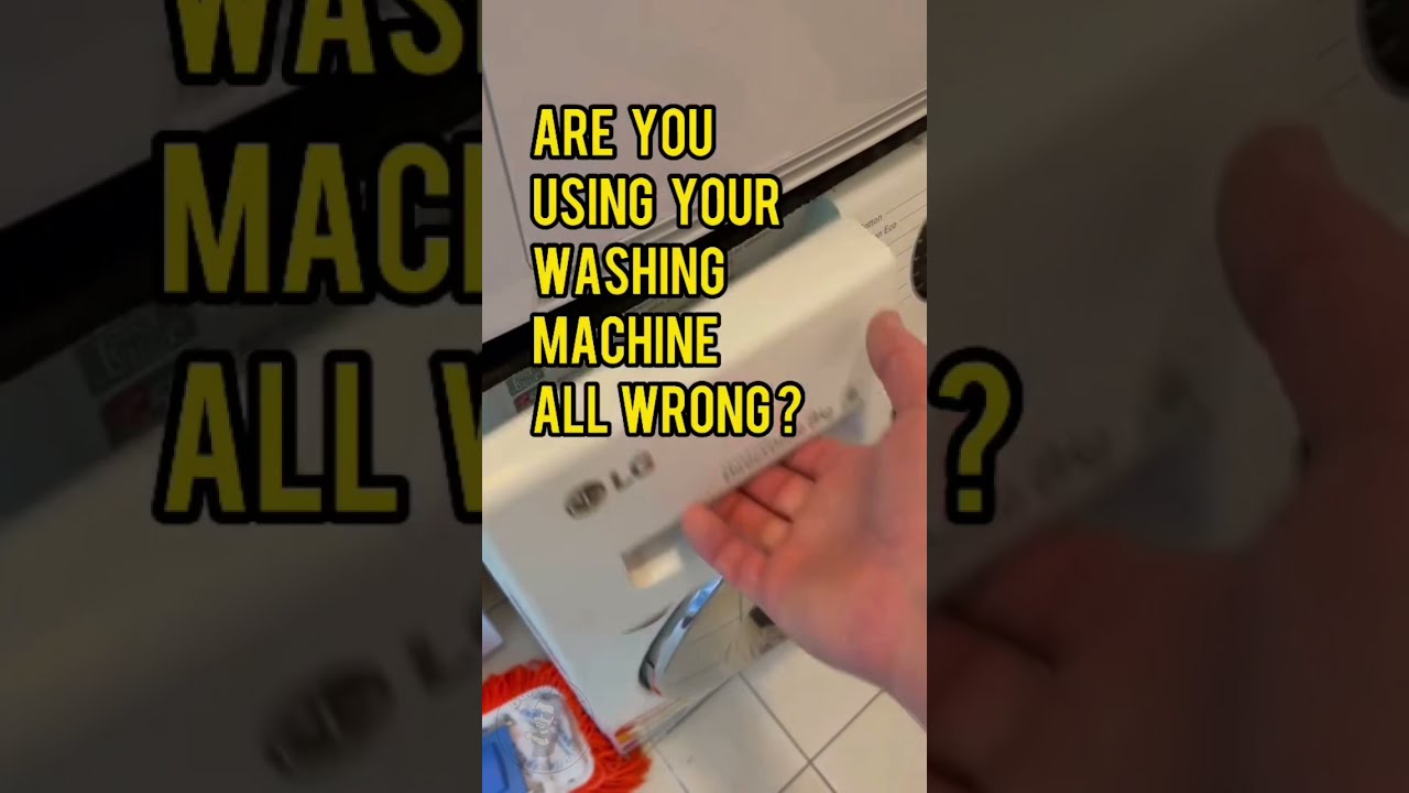 Which side for detergent and softener ? How to use your Washing Machine Tray