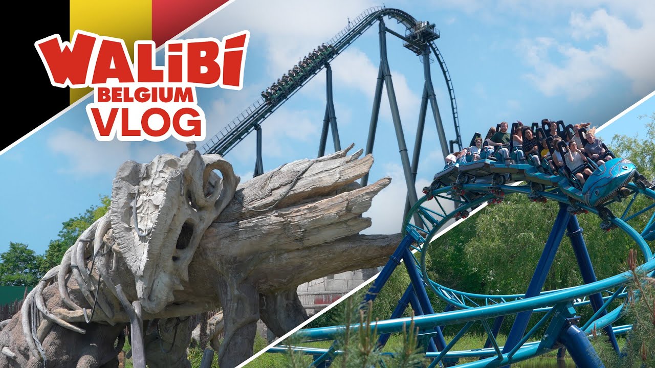 The Fantastic Rides of Walibi Belgium! Kondaa Mega Coaster and the Incredible New Mecalodon!