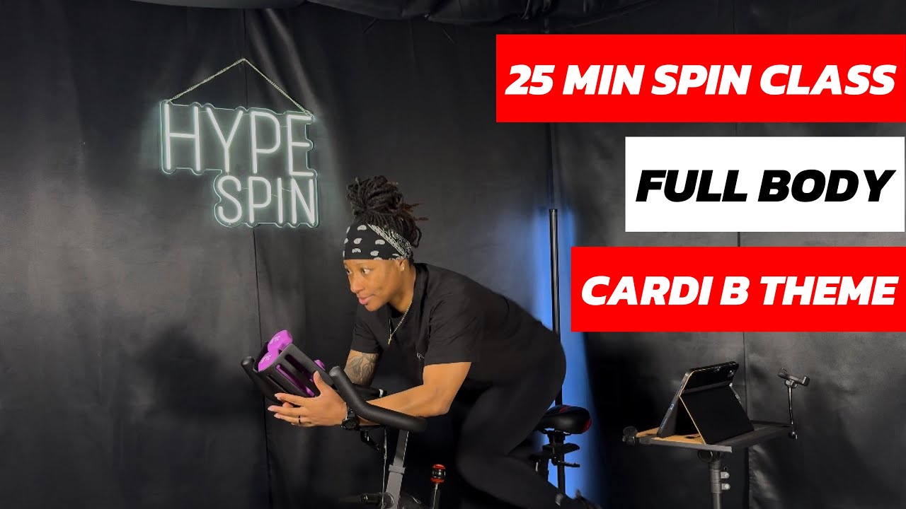 25 Minute Indoor Cycling Workout | Cardi B Vibes