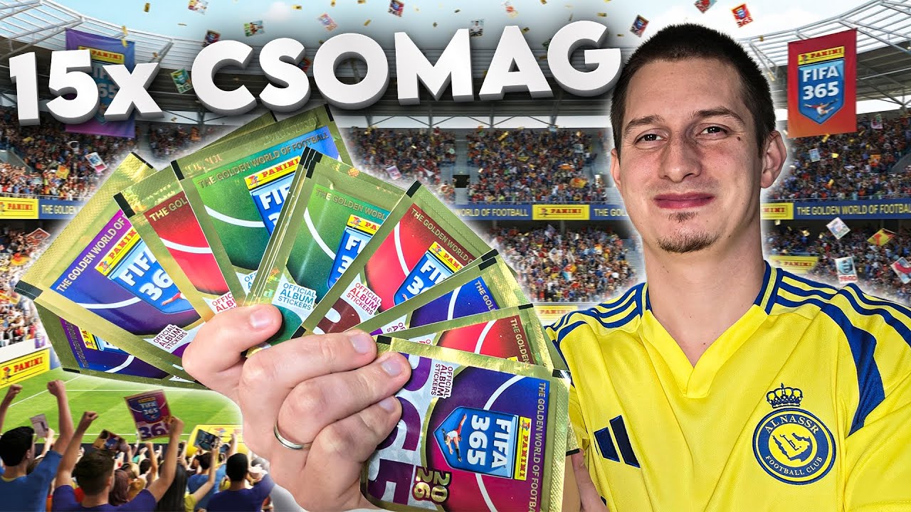 Panini Adrenalyn XL FIFA 365 2026 Matrica | 15x Csomag Bontás