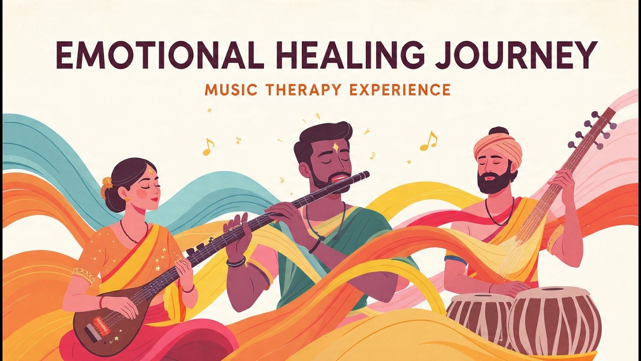 2 Hours Stress Relief Music | 432Hz Indian Classical Raga for Anxiety Calm- Sitar for Mental Health