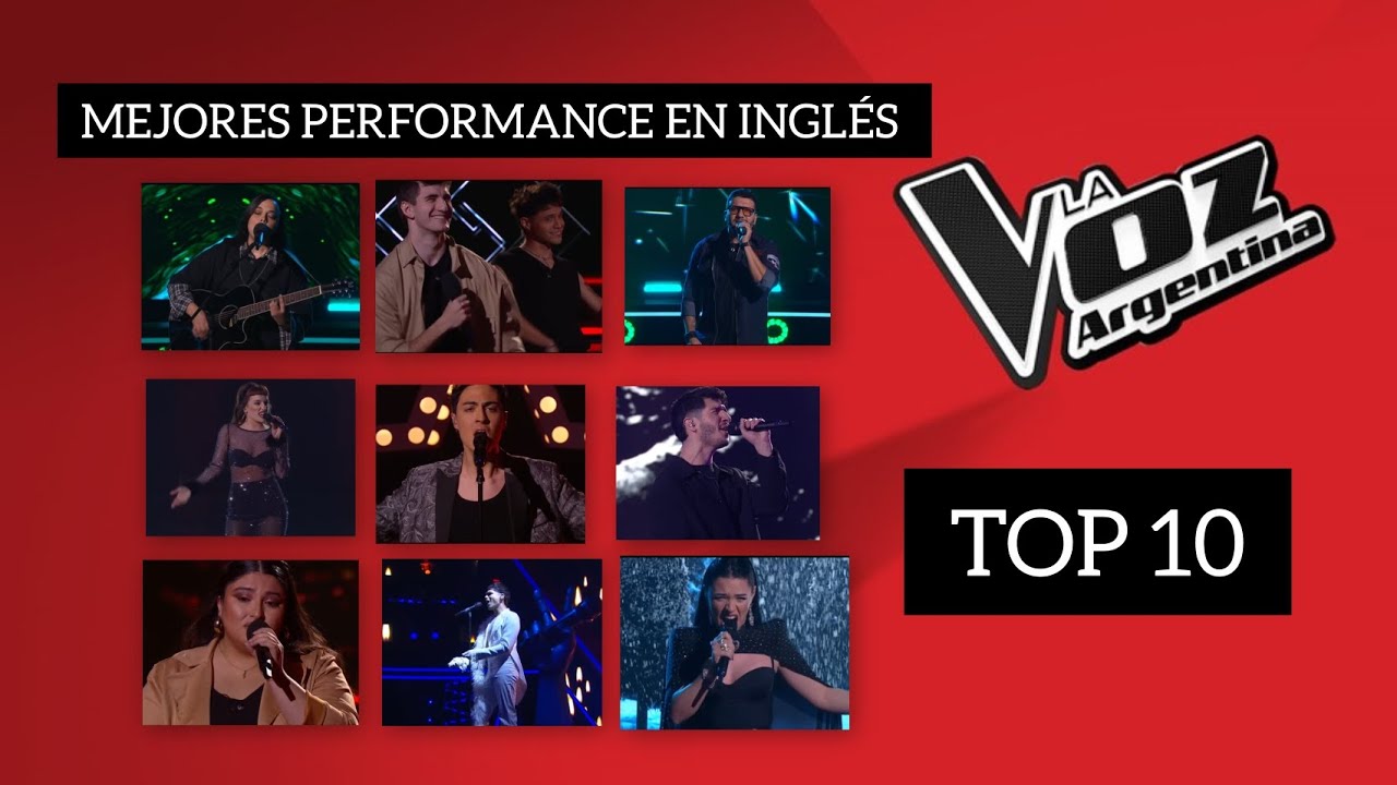 TOP 10 Mejores performance en inglés | La Voz Argentina 2025