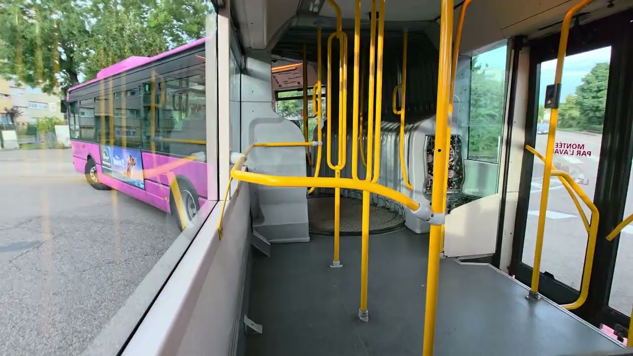 Un tour avec L'irisbus Agora L (0541) réseau LEMET'