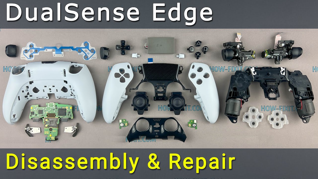 Разборка DualSense Edge | Как устранить залипание кнопки DualSense