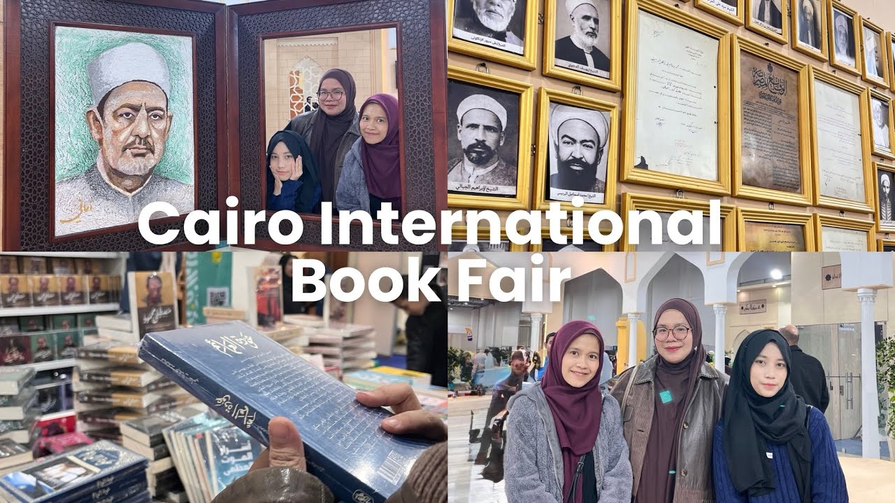 Vlog Pameran Buku TERBESAR di DUNIA | Cairo International Book Fair📓🇪🇬☁️🖇️❄️