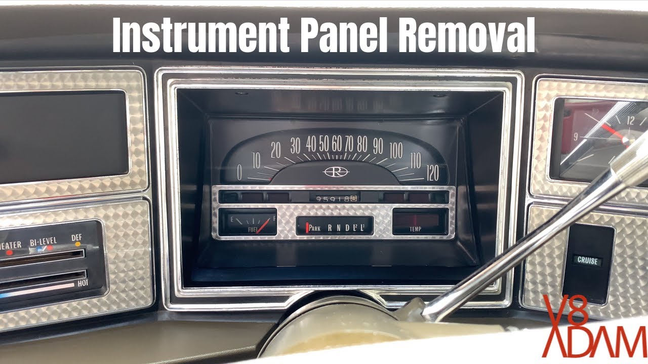1972 Buick Riviera - Instrument Panel Removal