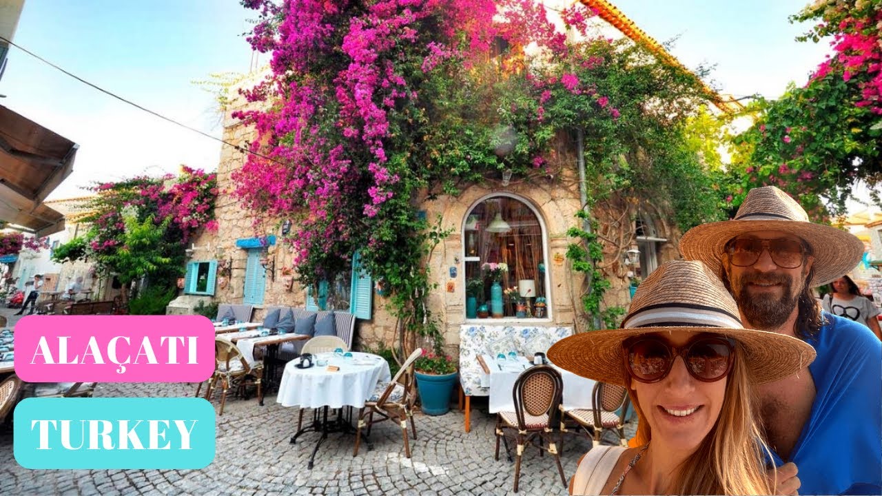 ALACATI CESME TURKEY 2022 SUMMER - ALACATI WALKING VIDEO