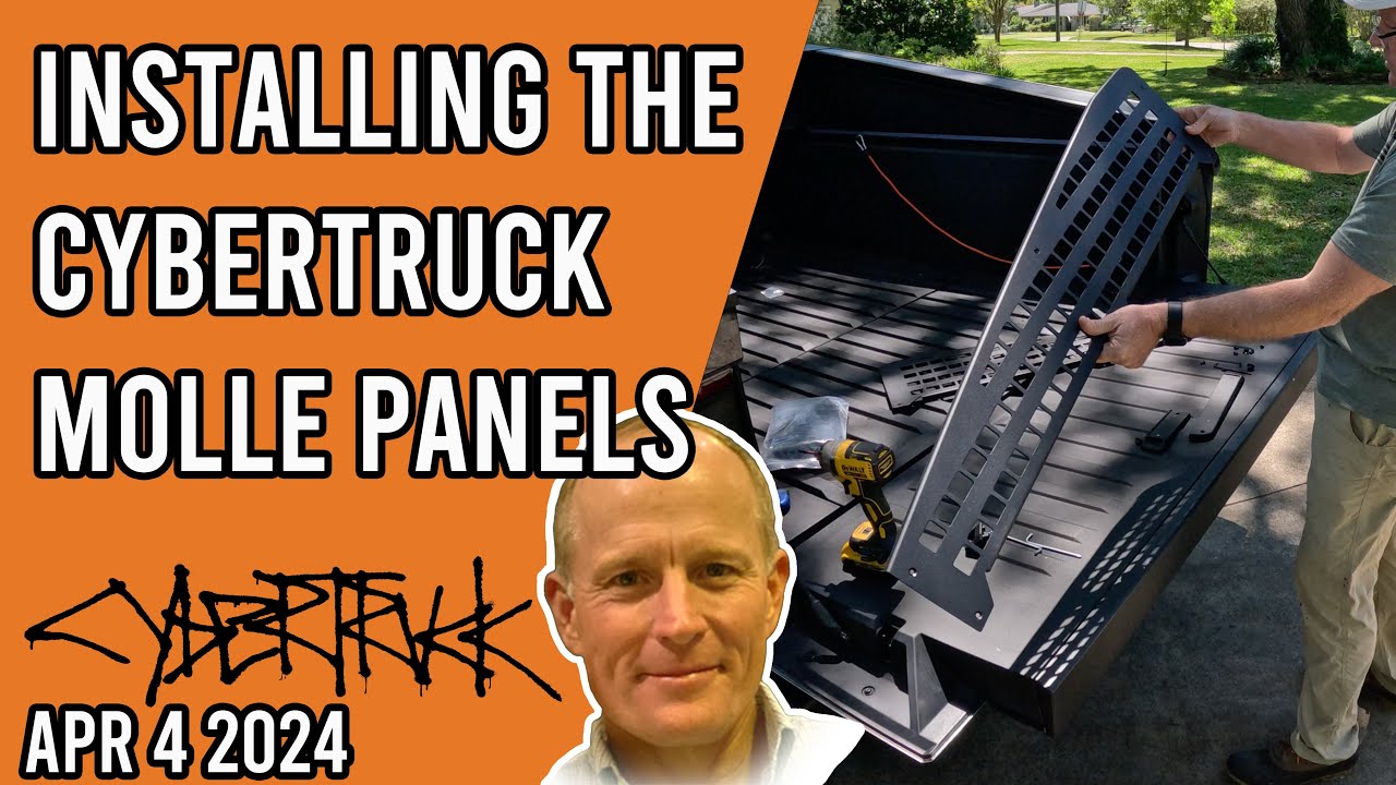 Cybertruck Molle Panel Accessory Installation