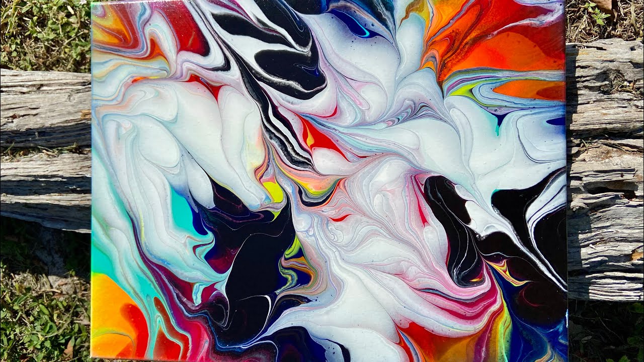 How to Acrylic Paint with a Marble | Fluid Art Made Easy
