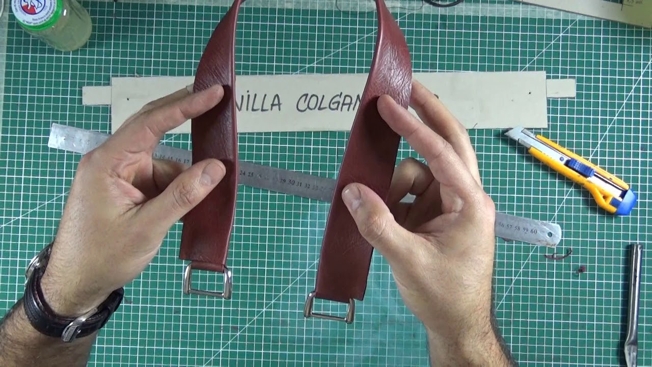 1 Curso confección de manijas para un bolso de cuero