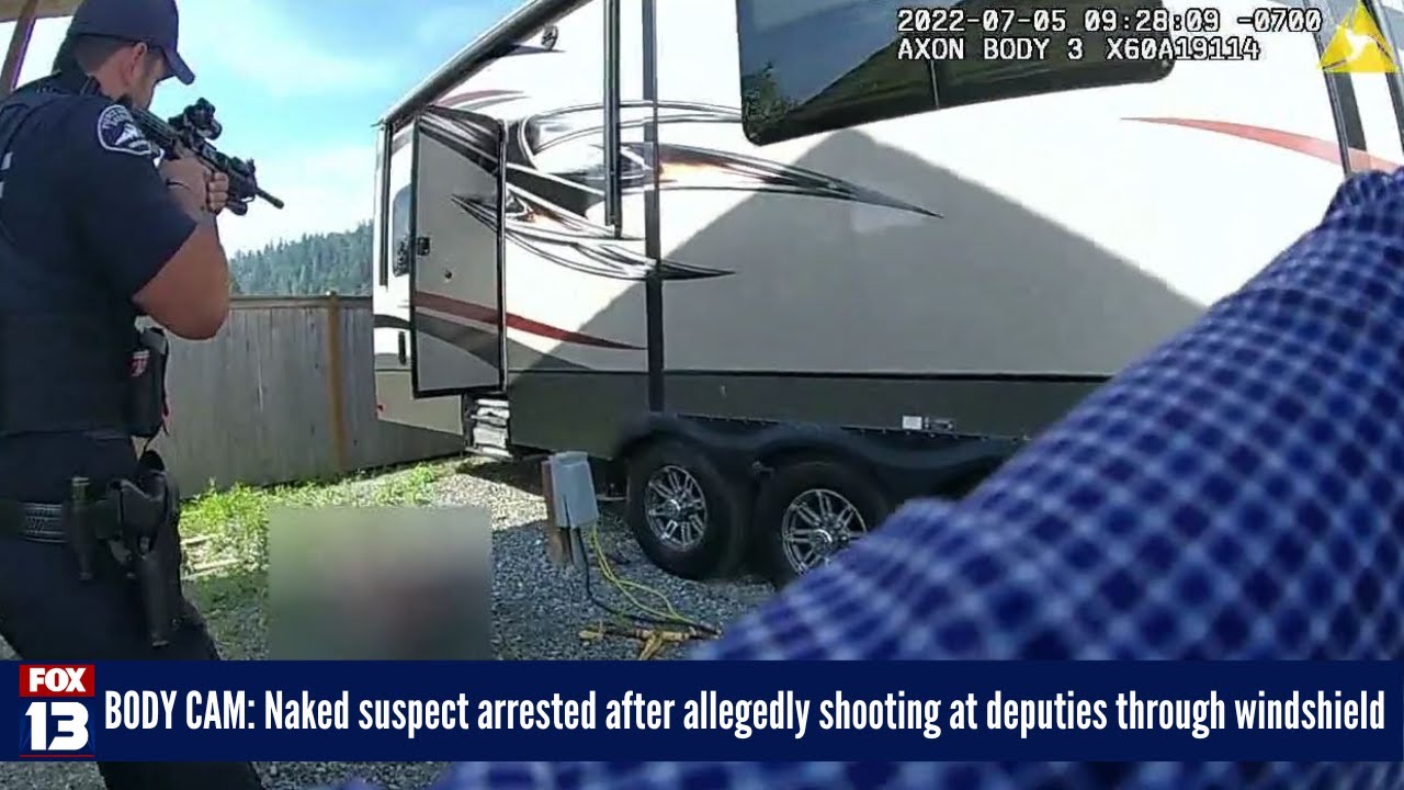 The Spotlight: Bodycam video shows rapper arrested naked after shooting at sheriff's sergeant