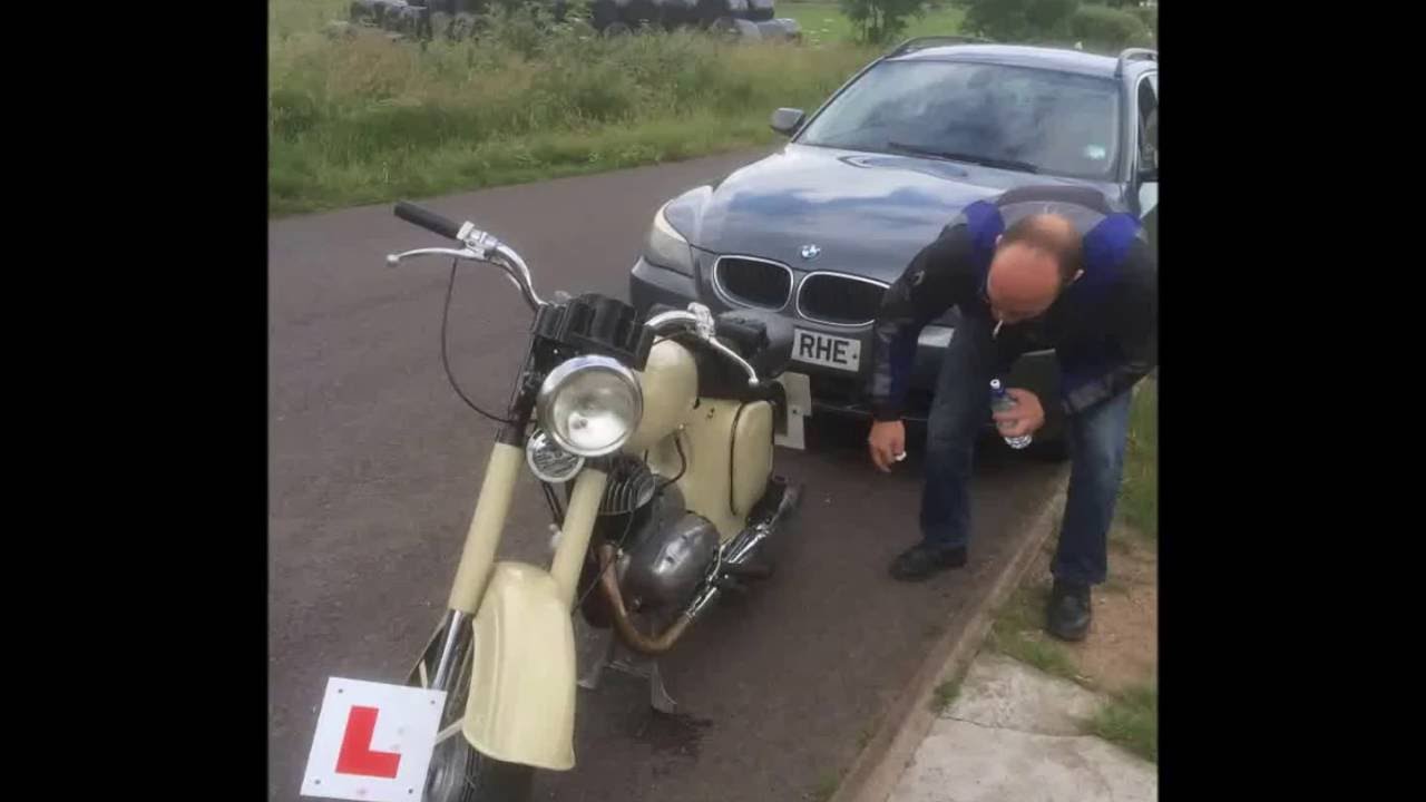 1968 Jawa CZ 125cc  Gertie  (Fat old mans first ride in 32 years!!)