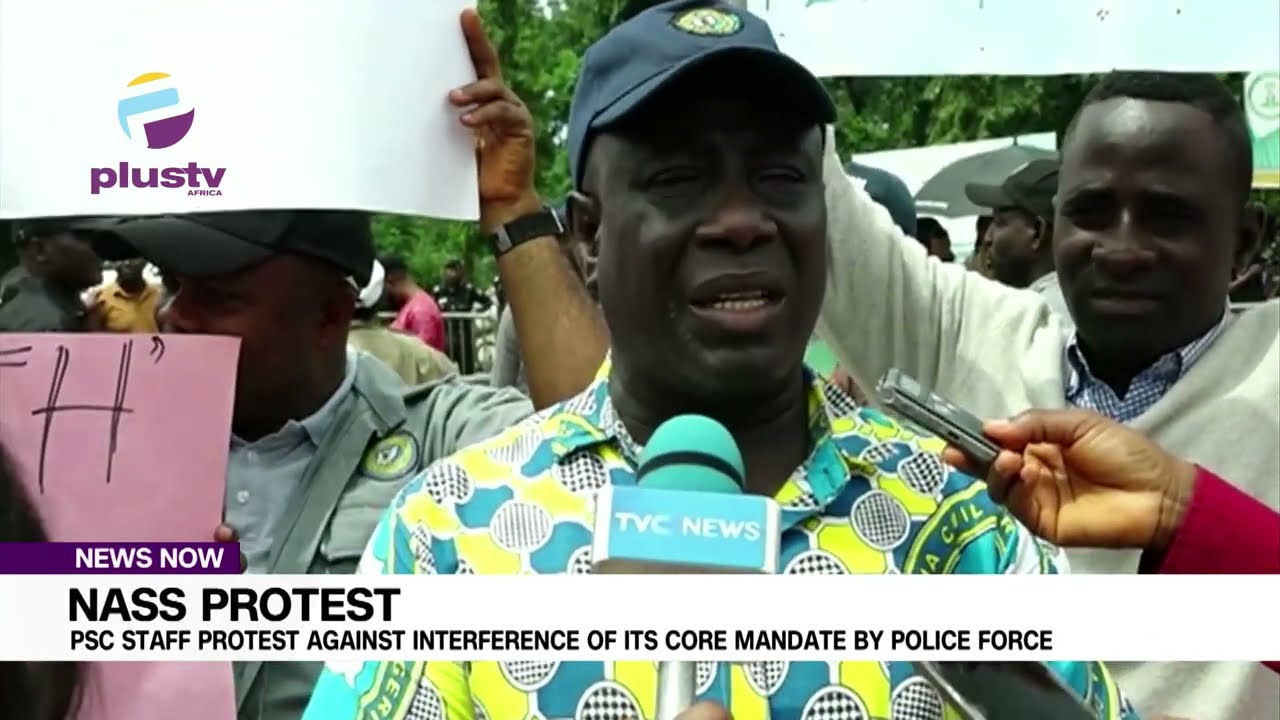 NASS Protest: PSC Staff Protest Against Interference Of Its Core Mandate By Police Force | NEWS