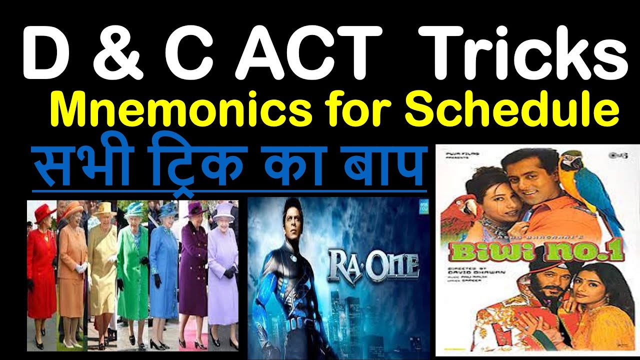 Drug & Cosmetic ACT | Schedule Learning Trick | Mnemonics  to memorize Schedule of drugs | GPAT exam