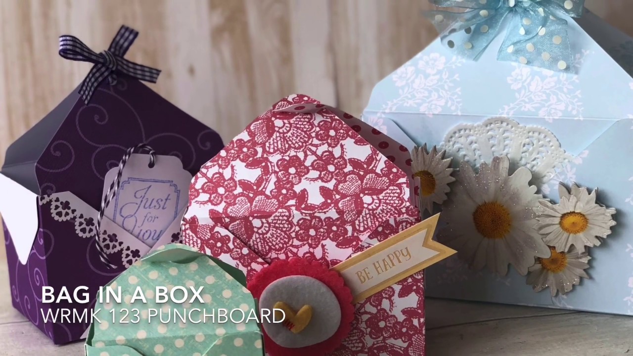 How to Make a ‘Bag in a Box’ using the 123 PUNCHBOARD