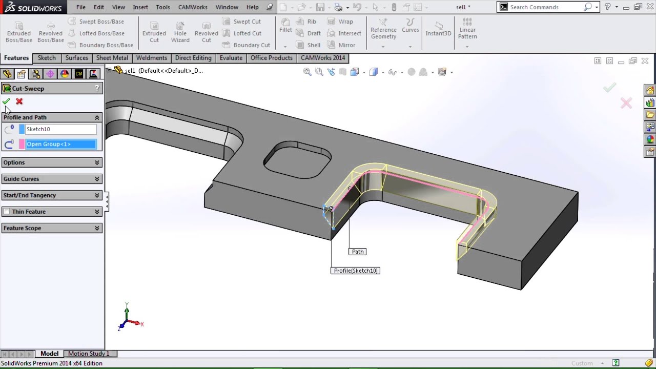 SOLIDWORKS - Using the Selection Manager