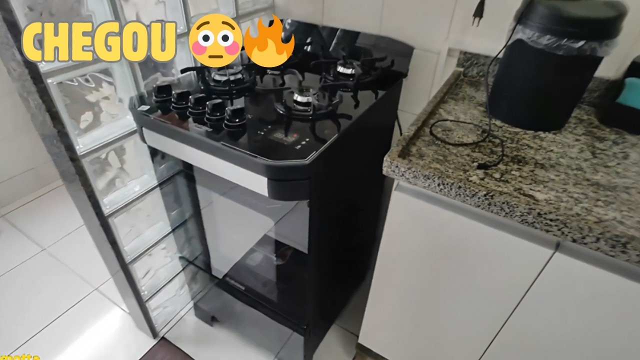 QUASE NÃO ATENDI… e era a entrega do meu fogão novo 😳