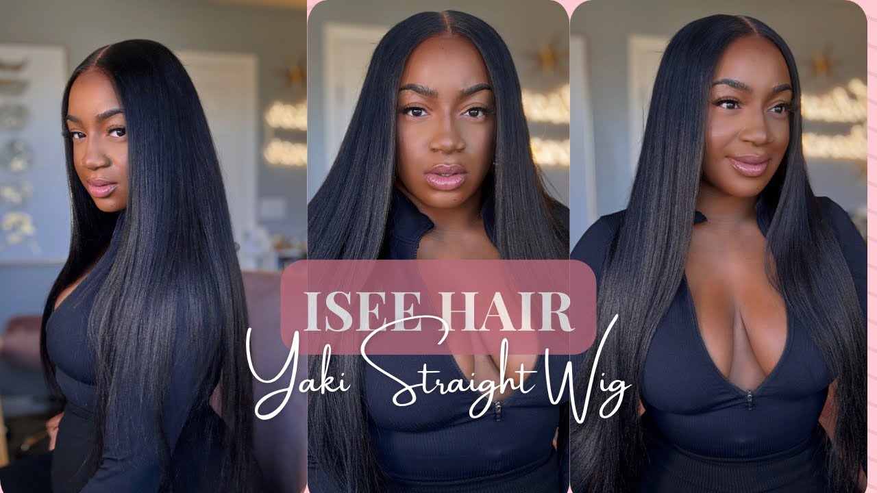 Black Friday Early Access! ISEE M-Cap 9x6 Wear Go Yaki Straight Glueless Wig