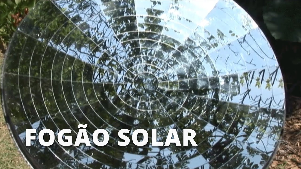 Fogão solar utiliza sucata para energia renovável
