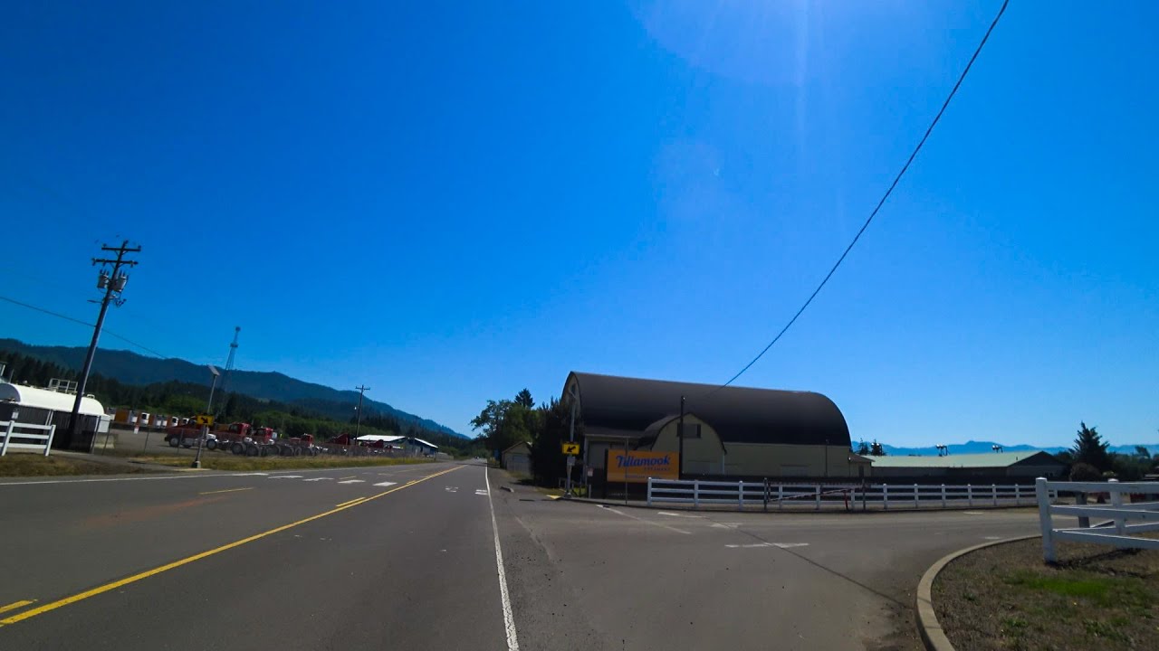 Portland to Tillamook scenic drive 4k