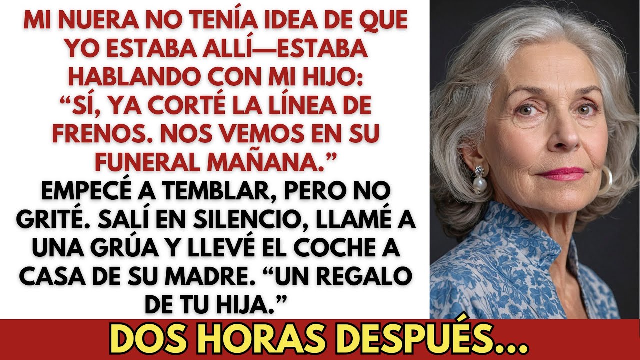 Llegué a casa y oí a mi nuera y a mi hijo planear mi funeral—lo que hice la dejó pálida.