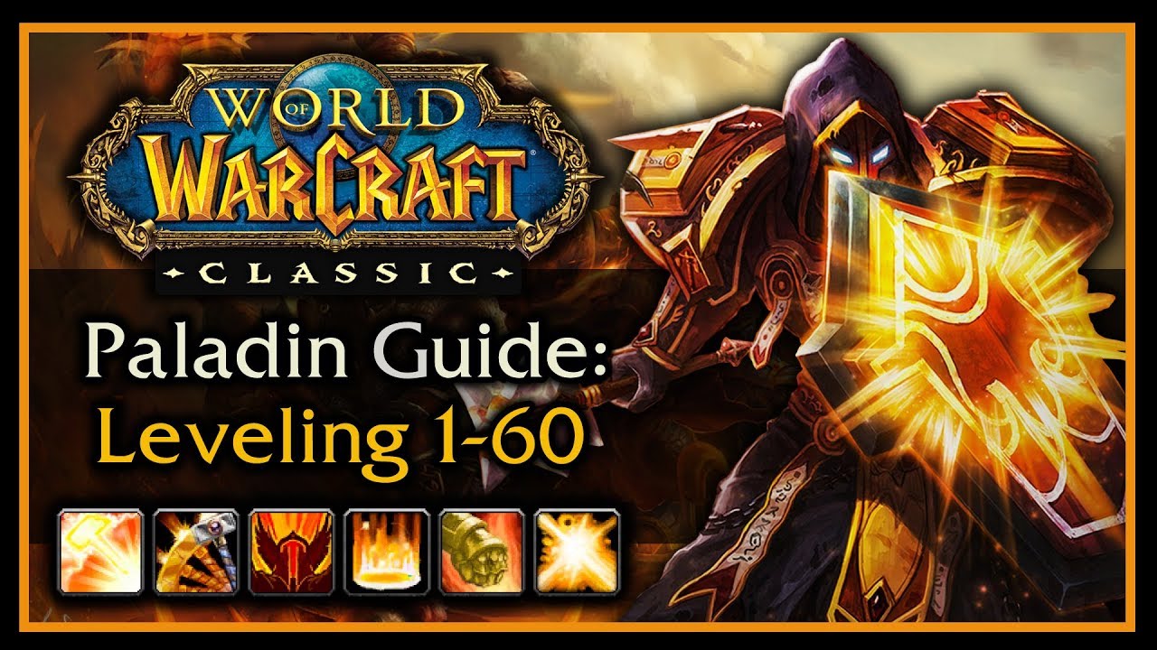 Classic WoW: Paladin Leveling Guide (Talents, AOE Grinding, Weapon & Shield Progression, Rotation)