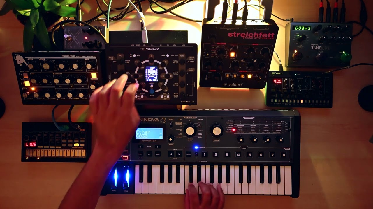 144▶️ DeaR Sun 🖤 (Moog Minitaur // Streichfett // Roland S1 // Volca Beats // Mininova // NDLR)