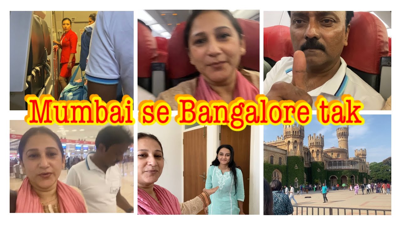 Mumbai se Bangalore ka safar enjoy a lot Alhumdulillah #familyvlog
