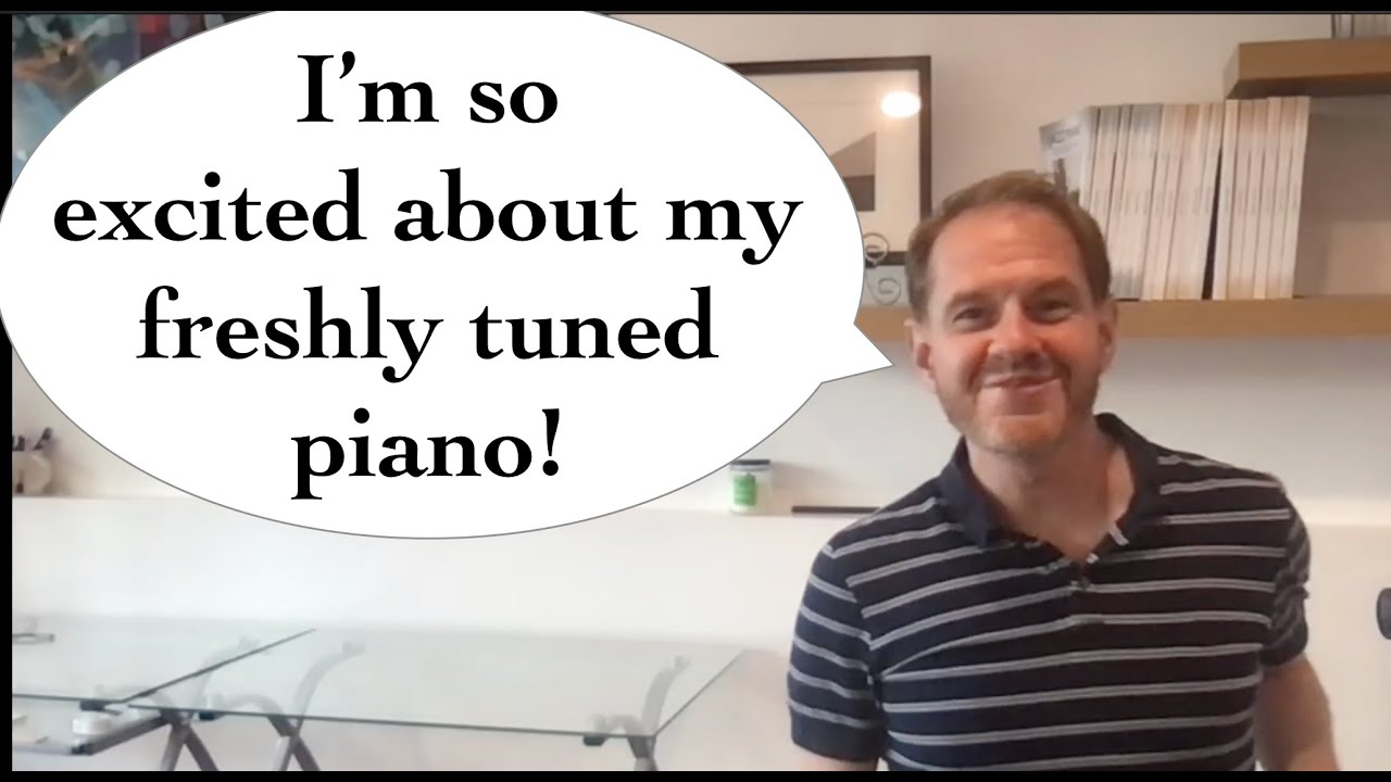Emily on a Freshly Tuned Piano