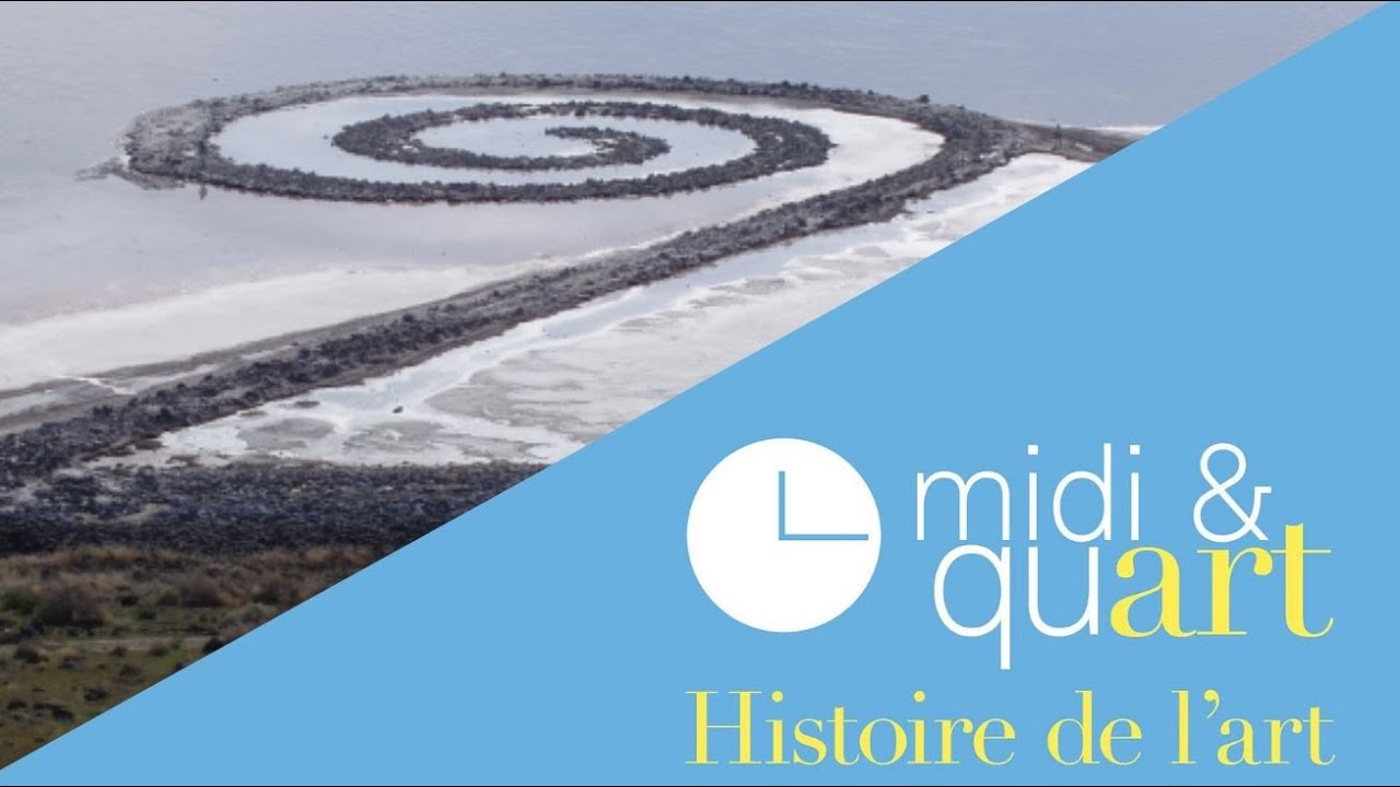 Midi et quart, histoire de l’art : Spiral Jetty de Robert Smithson