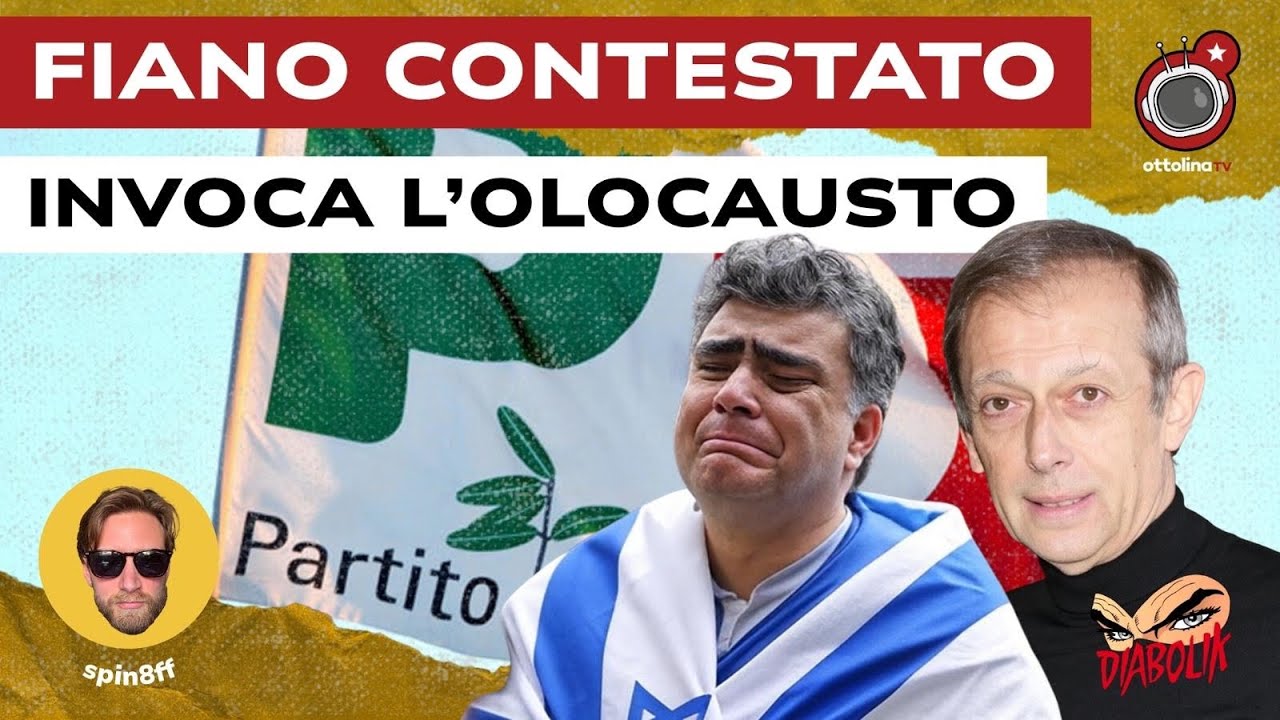 EMANUELE FIANO viene INTERROTTO a un CONVEGNO e  INVOCA L&rsquo;OLOCAUSTO: 
