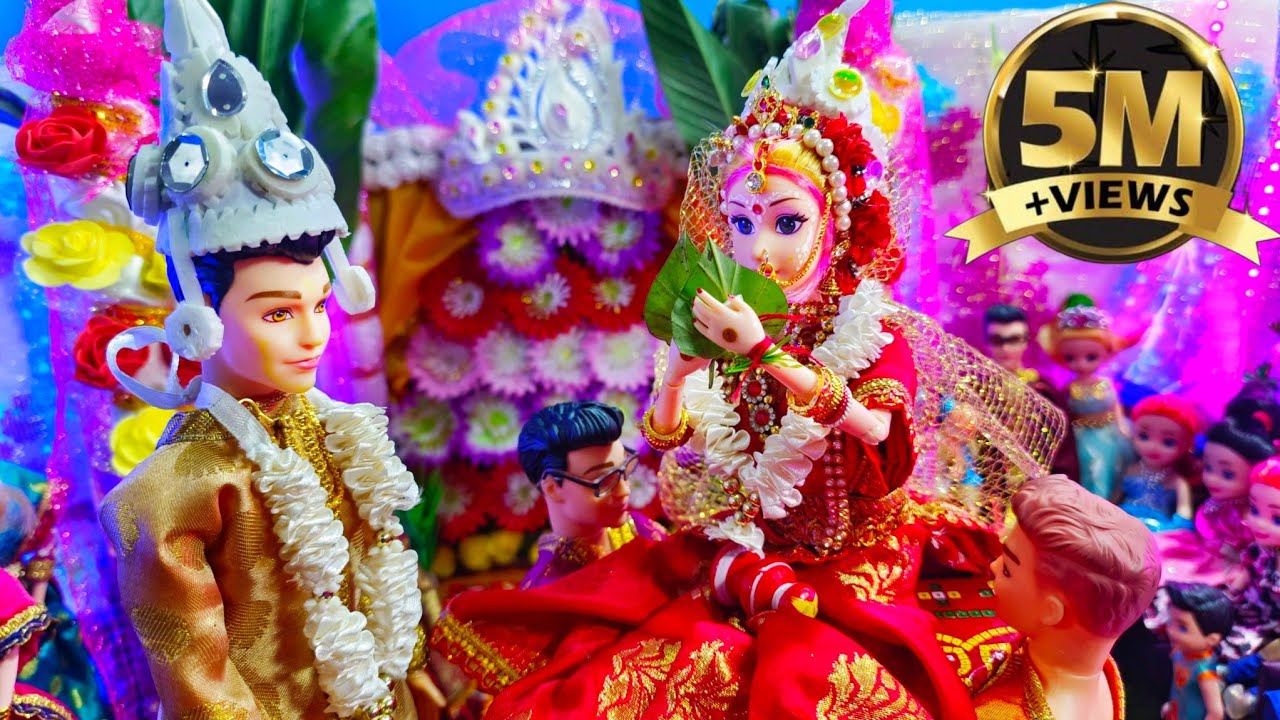 My Little Pari মহাপর্ব-42 || শুভদৃষ্টি থেকে মালাবদল || বিয়ে হলো রাজ ও ডোনার || পুতুলের গল্প