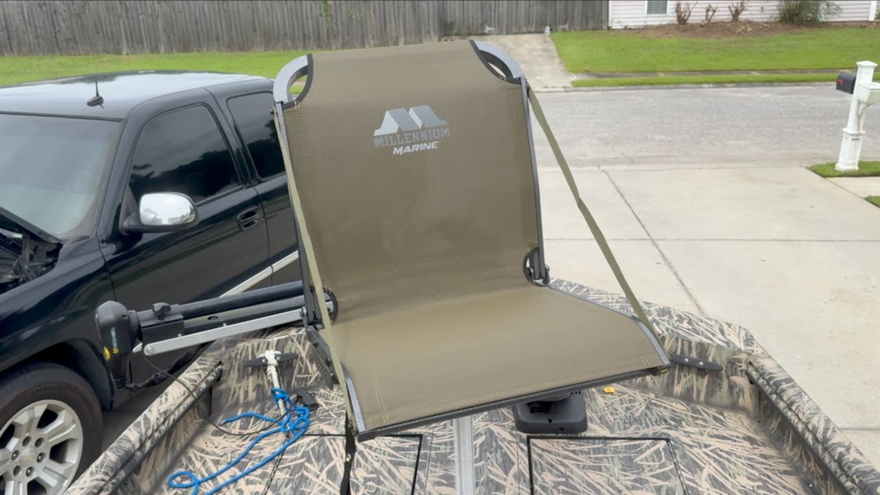 Millennium Marine B-100 Boat Seat | Wont Rot | Perfect for Bigger Guys
