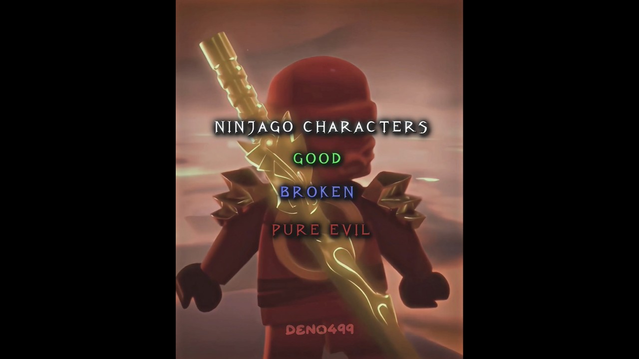 Ninjago characters good broken pure evil #shortfeed #ninjago #viral #edit