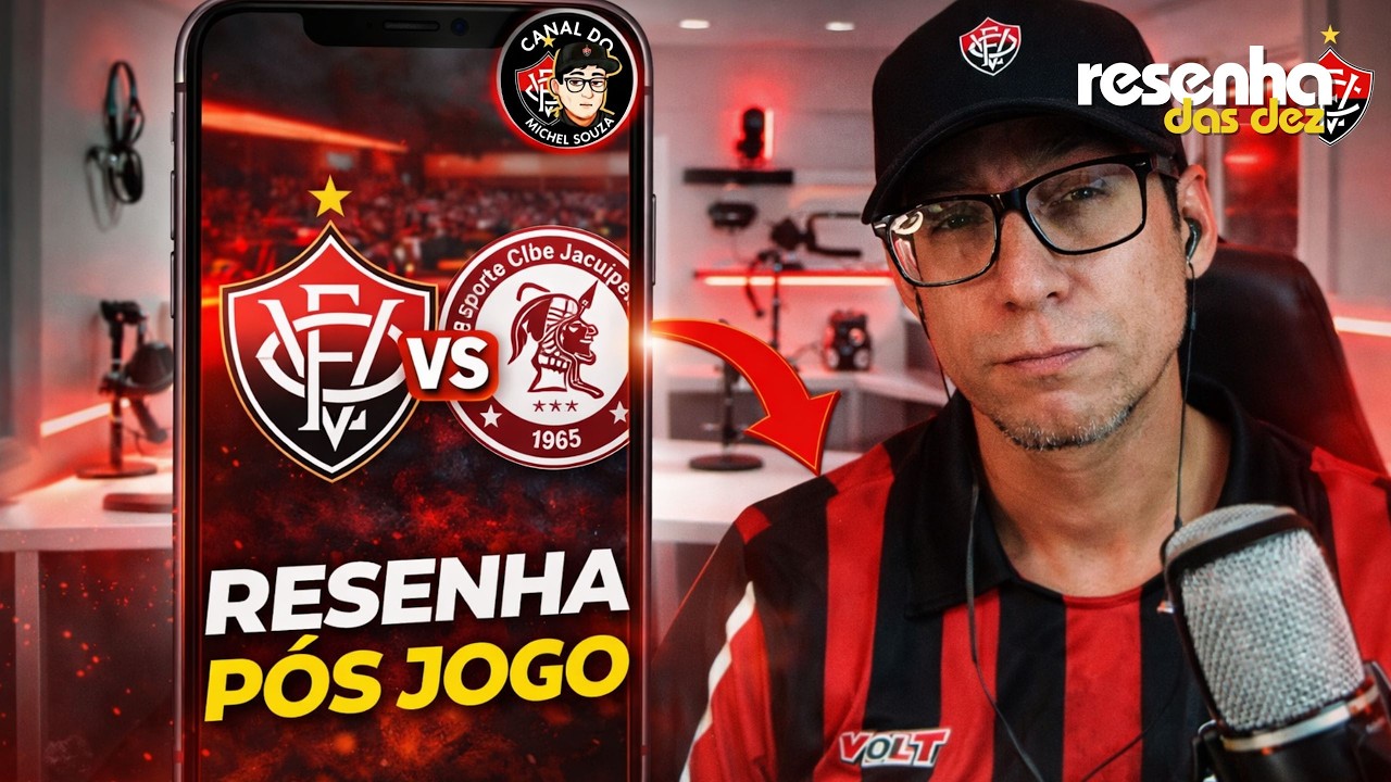 TUDO QUE ACONTECEU NO JOGO ENTRE VITÓRIA X JACUIPENSE DIRETO DO BARRADÃO  -  RESENHA DAS DEZ
