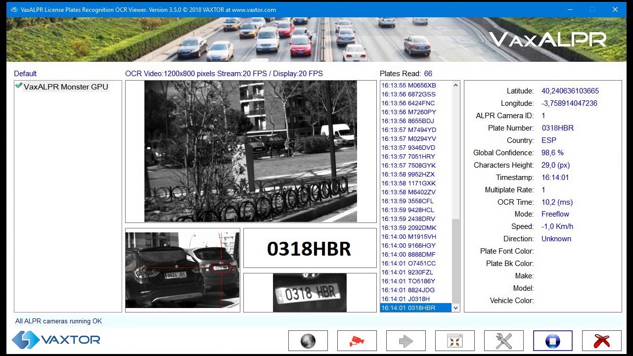 VaxALPR Monster GPU based OCR - ALPR
