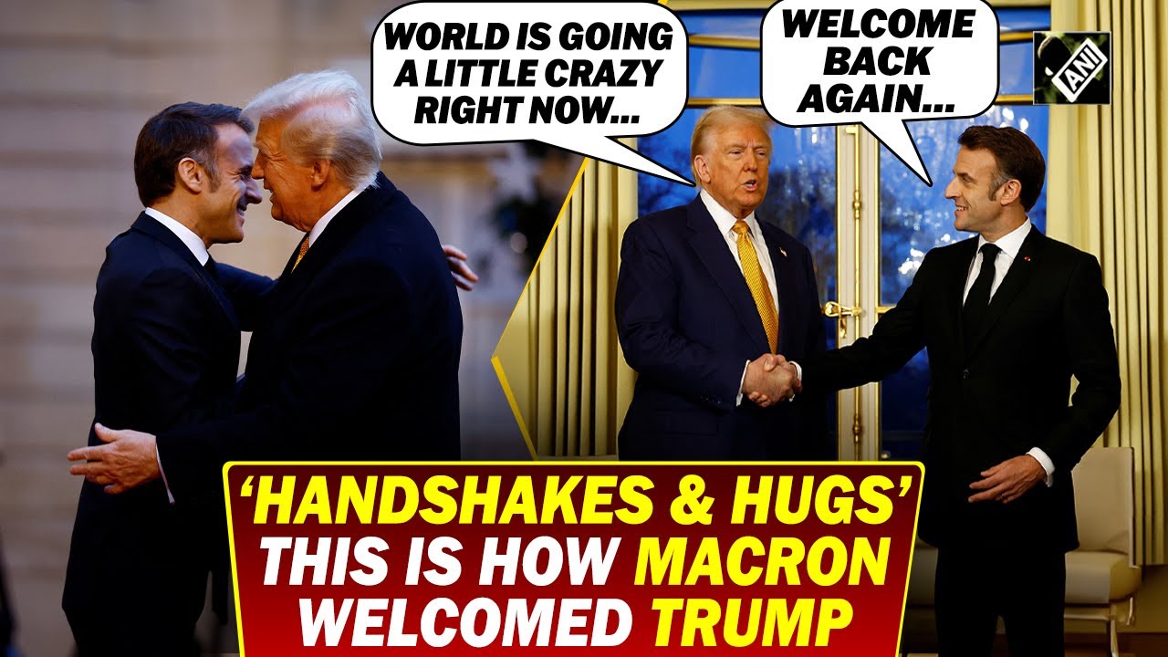 Laughter, Handshakes, Diplomacy…! When Macron, Trump meeting in Paris hogged limelight