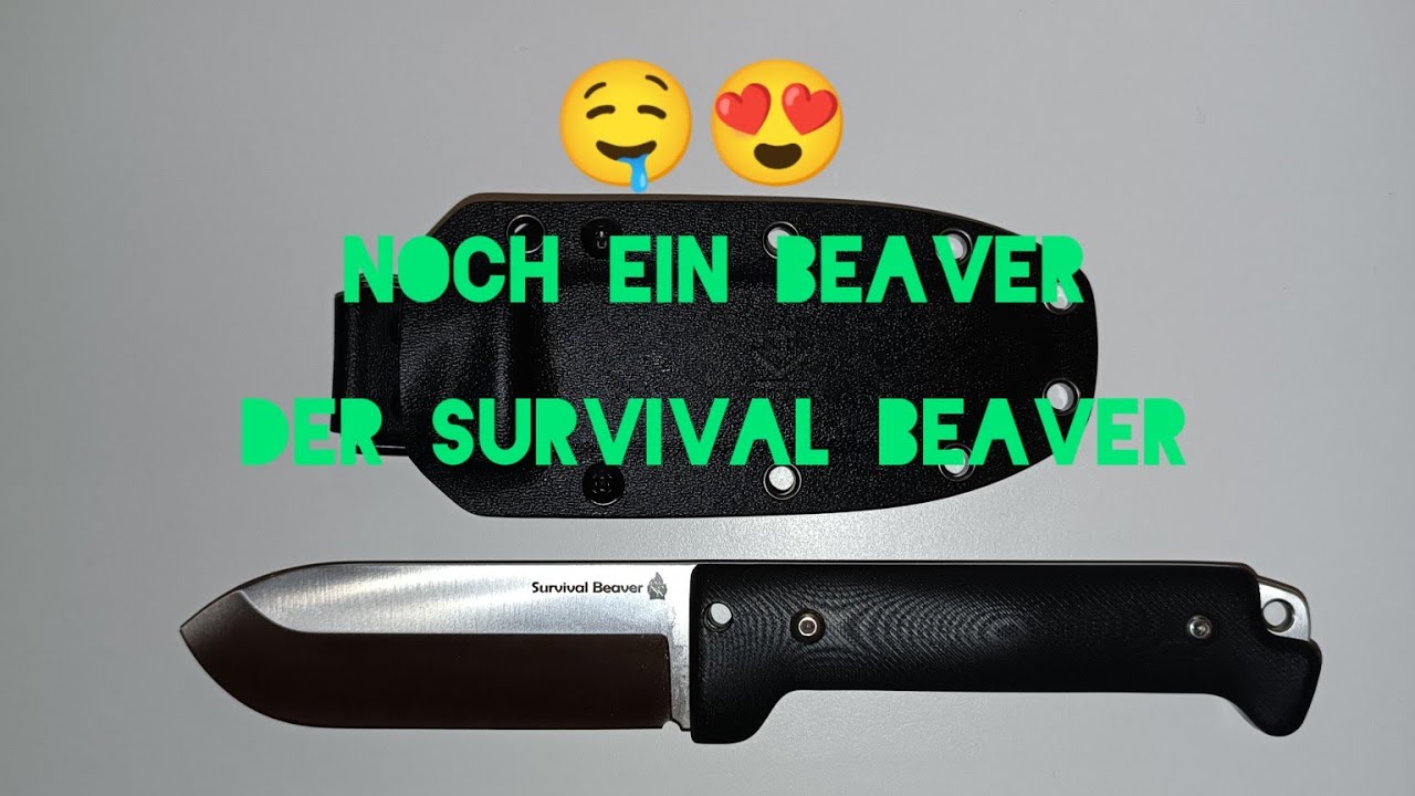 Der Survival Beaver. Noch ein Beaver von @ReiniRossmannRobustes Outdoor Bushcraft Survivalmesser