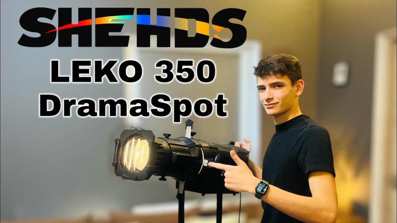 Распаковка и обзор прожектора SHEHDS LEKO 350 Drama Spot (350 Вт Stage Follow Spot)
