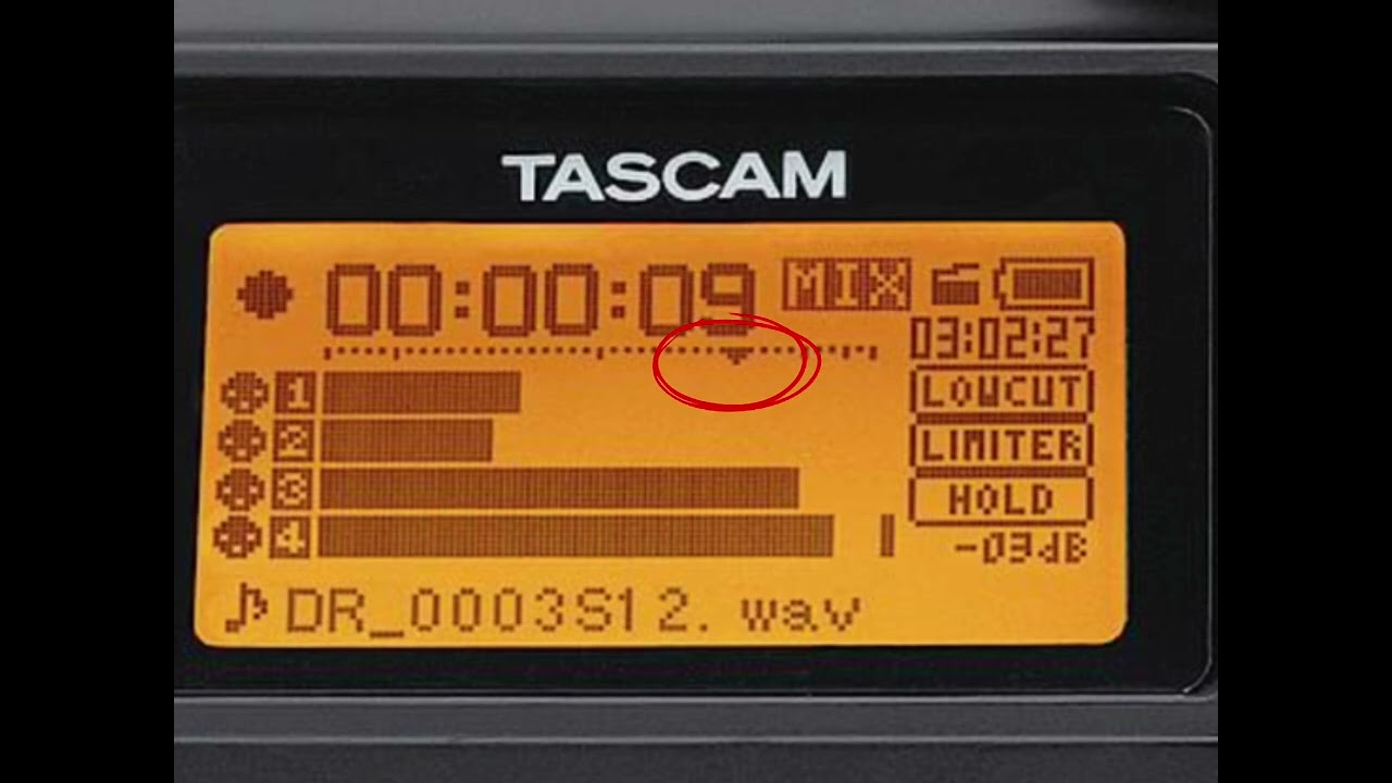 Video tutorial Tascam DR-70