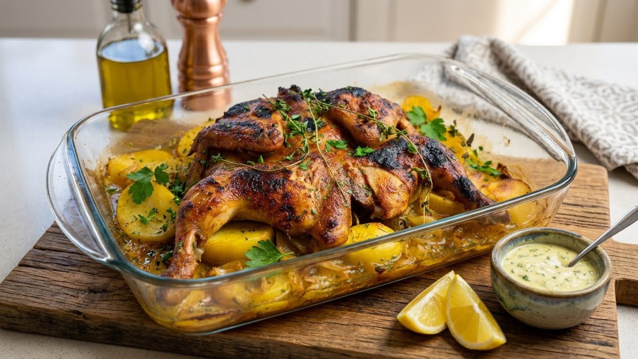 SECRET Marinated Oven Chicken — Crispy Outside, Juicy Inside!