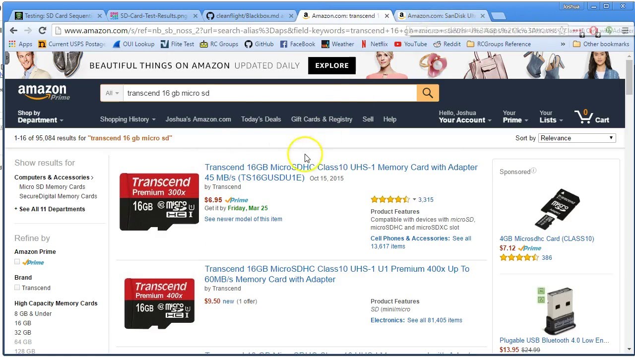 Buy this SD card for Cleanflight Blackbox logging