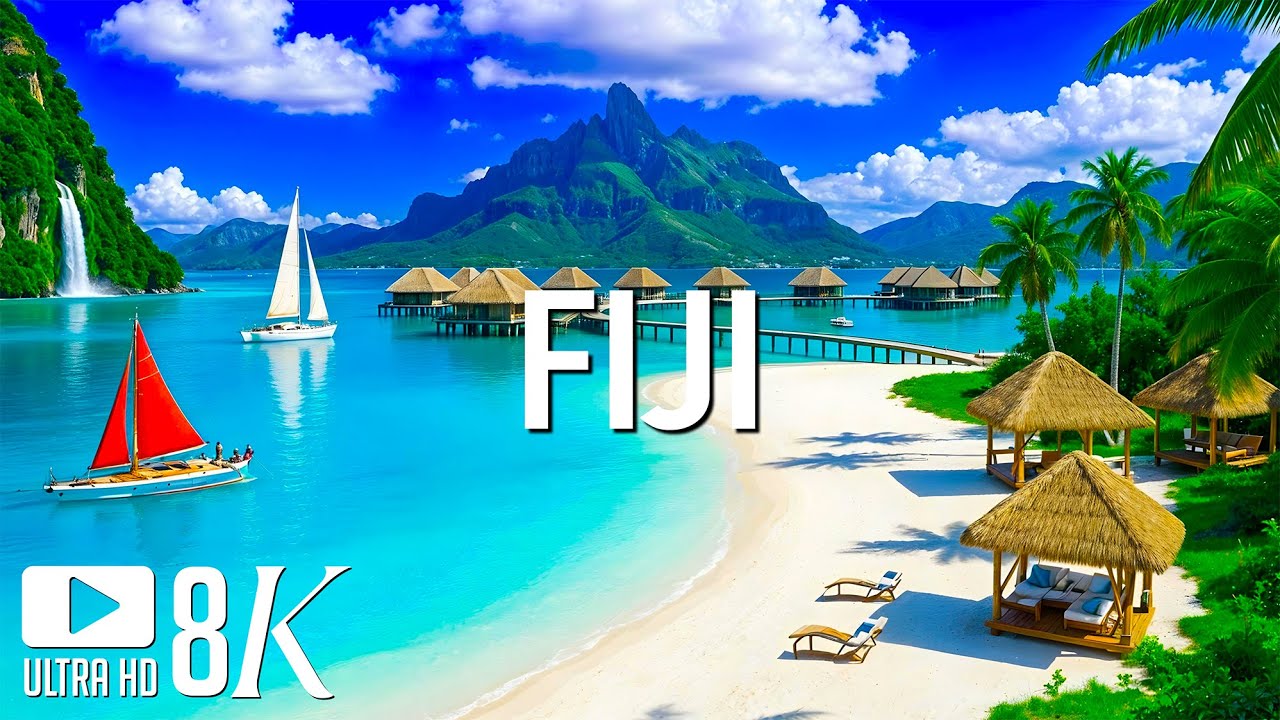 Fiji 8K UHD - Explore the Stunning Beauty of Nature and Pristine Tropical Beaches