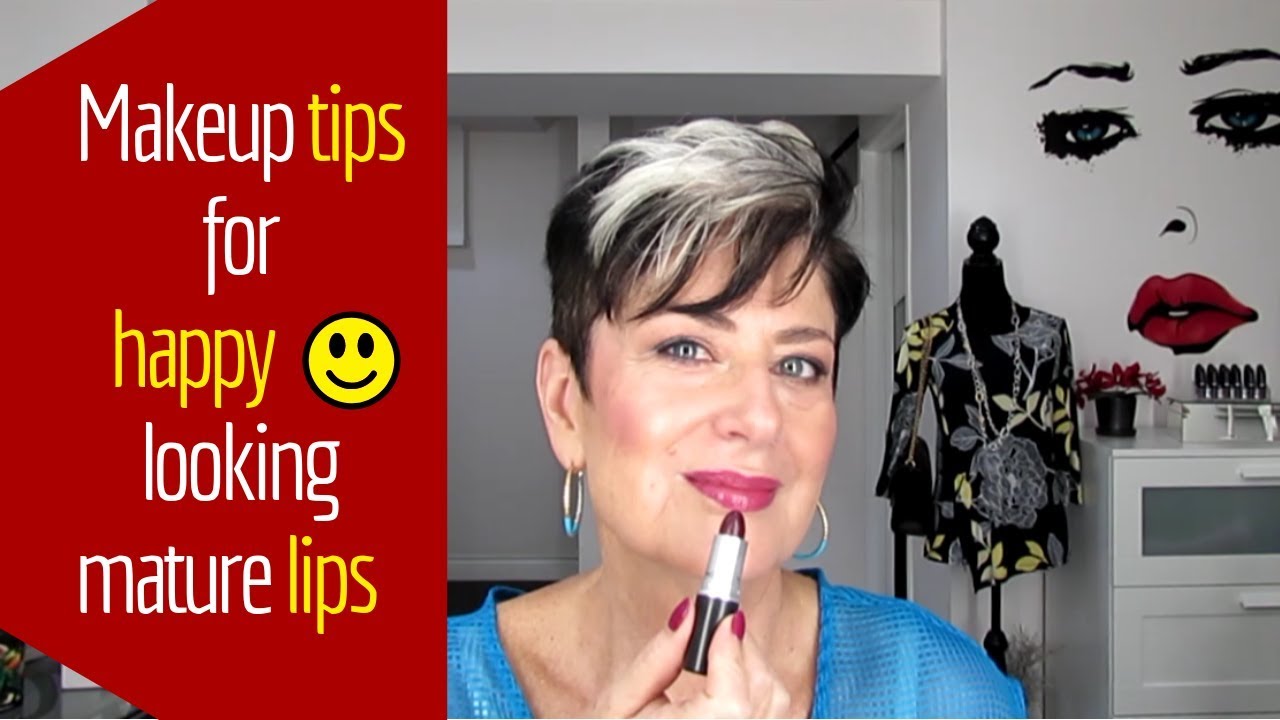 MAKEUP TIPS FOR HAPPY LOOKING MATURE LIPS OVER 50