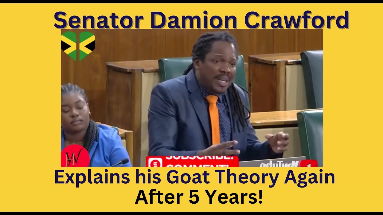 Senator Damion Crawford Explains His Goat Theory Again