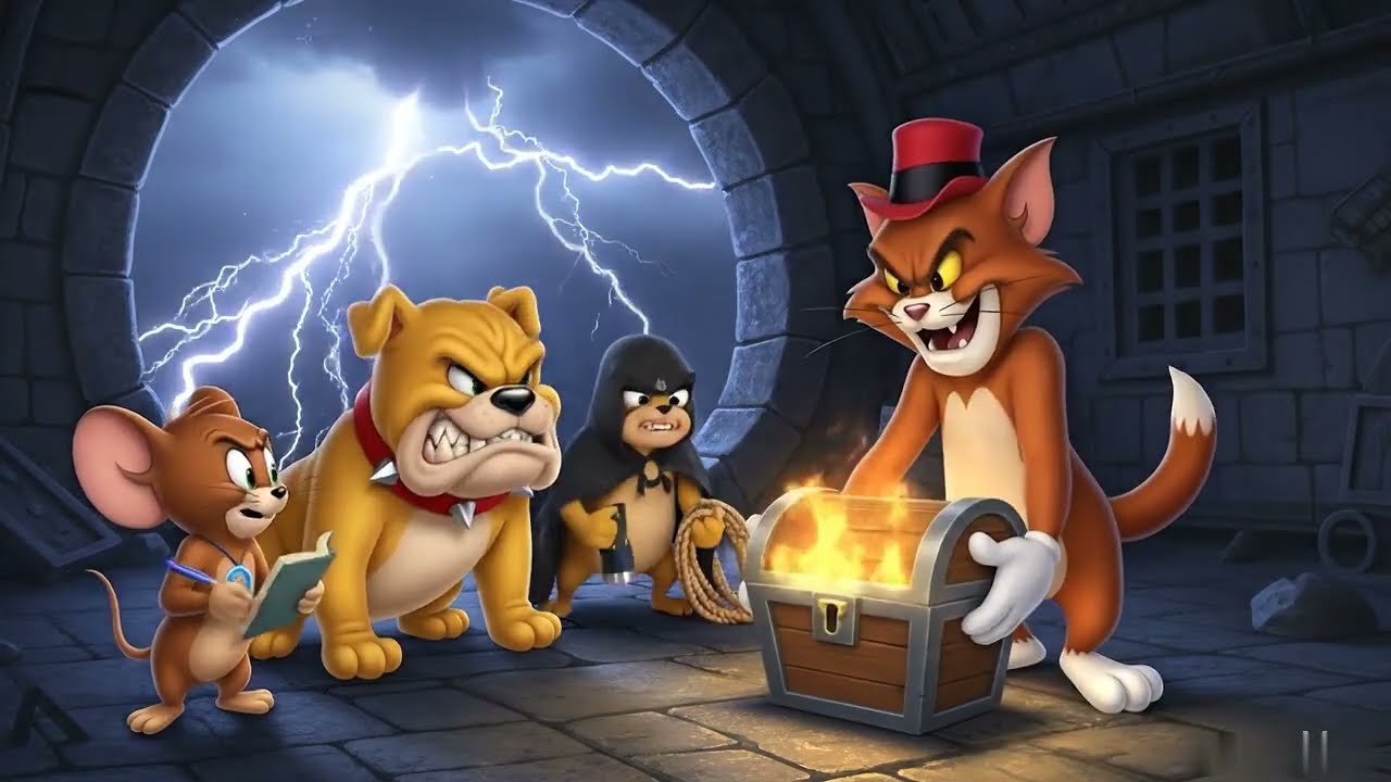Tom And Jerry Story Cartoon ||  Slapstick Toons