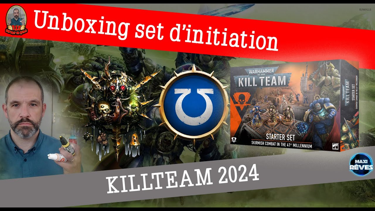 Unboxing du set d'initiation pour Kill Team V3